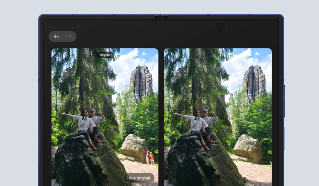 フォトアシストの2画面プレビュー