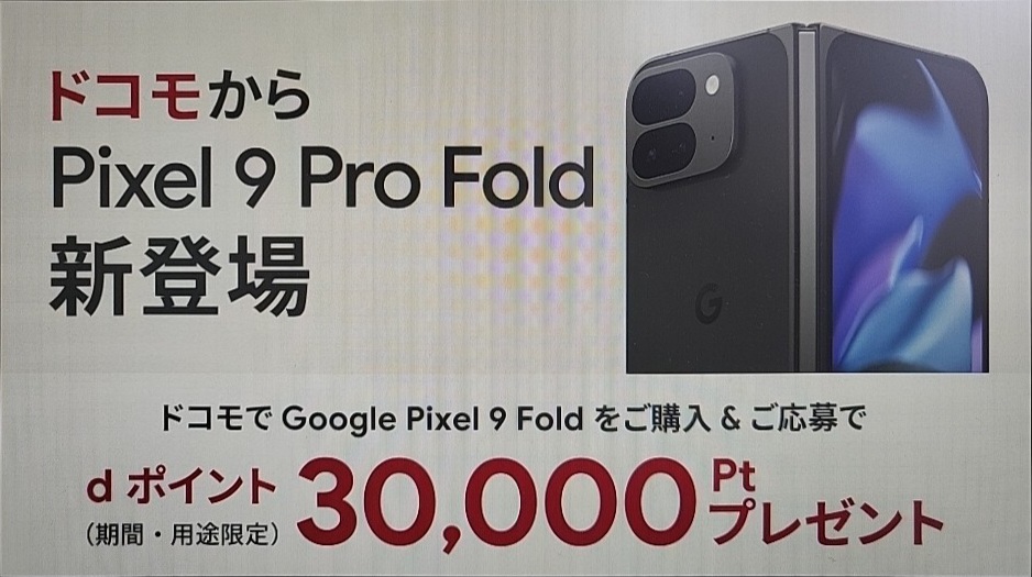 【ドコモ】Google Pixel9シリーズ購入＆応募で最大3万dポイントプレゼント(2)