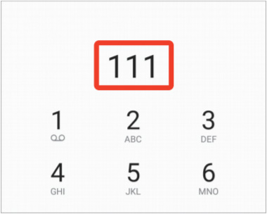 「111」に開通確認の電話をかける