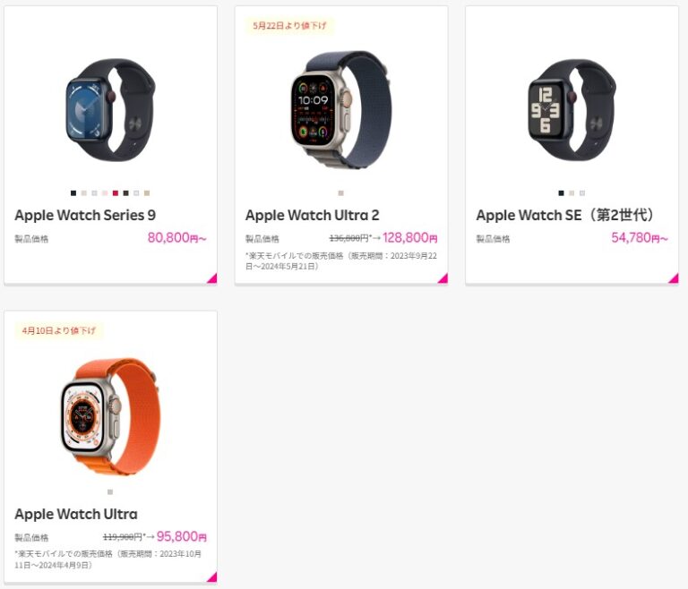 AppleWatch　緊急値下げ