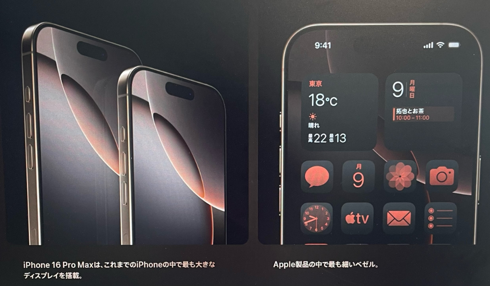 iPhone16Pro-ProMaxディスプレイ