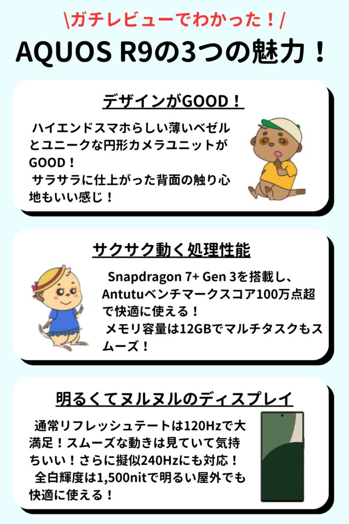 AQUOS R9 レビュー