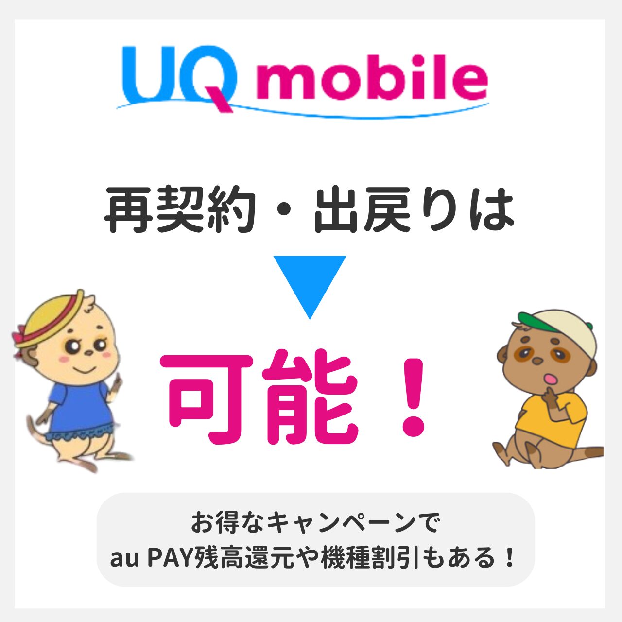 UQモバイル　再契約