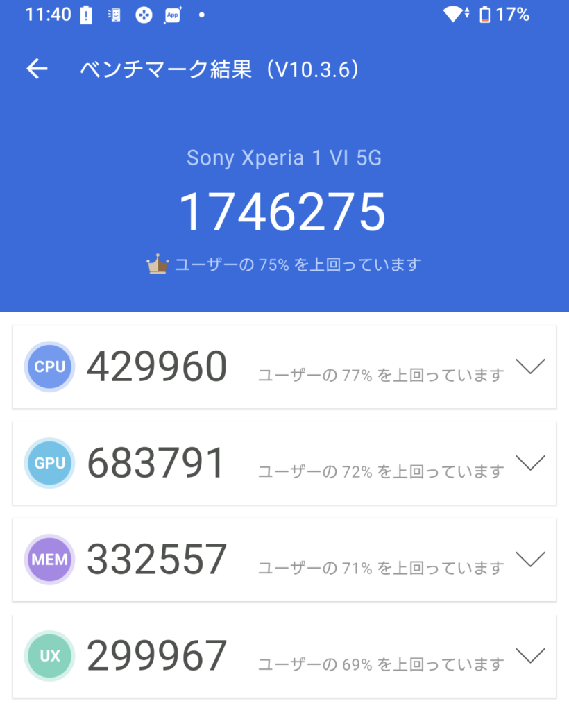 Xperia 1 VI Antutu1