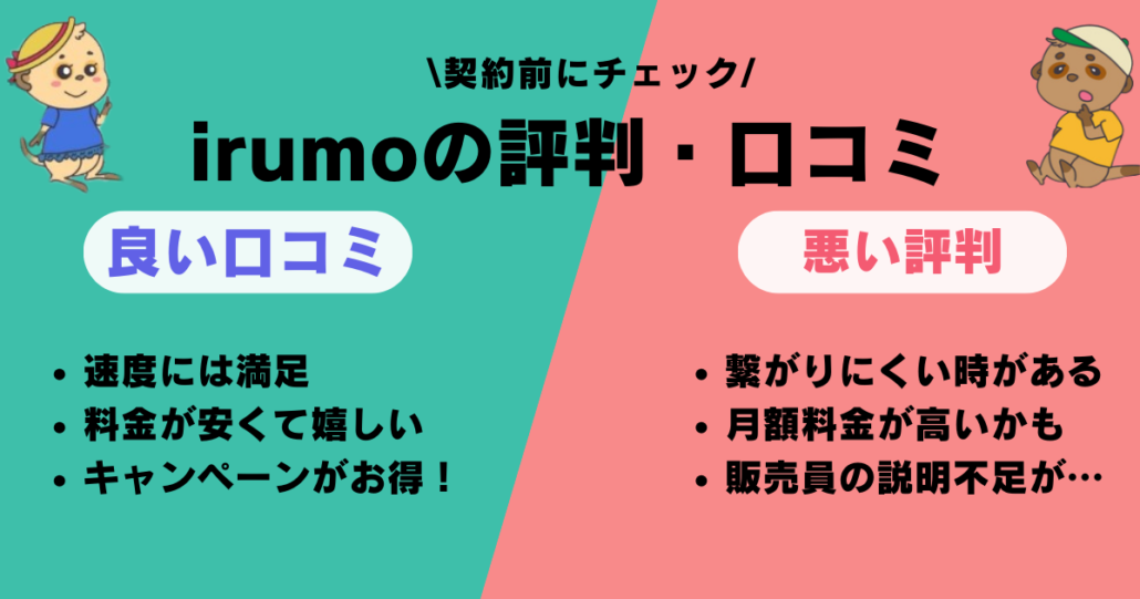 irumo 評判