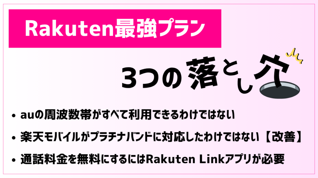 楽天最強プランの落とし穴