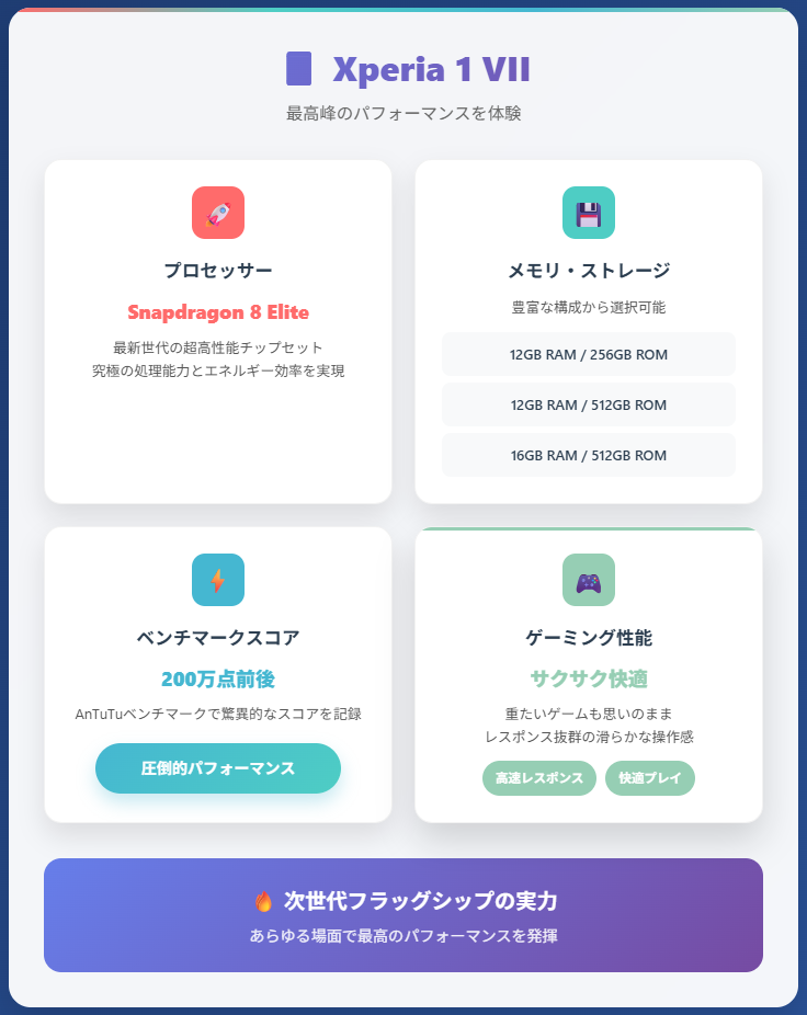 Xperia 1 VII_パフォーマンス