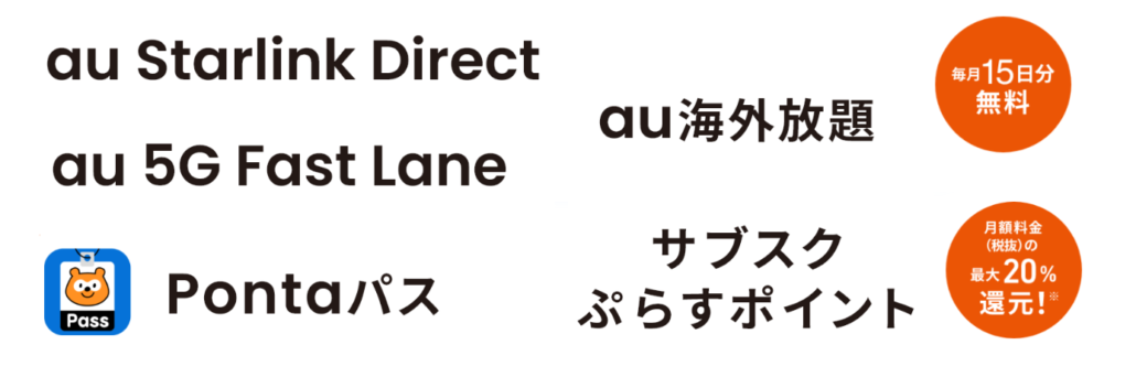 auバリューリンク 無料機能