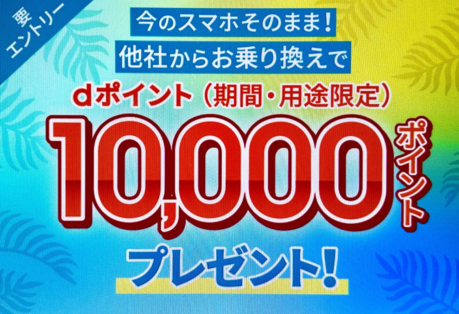 ahamoへのお乗り換えでdポイントプレゼントキャンペーン(2)