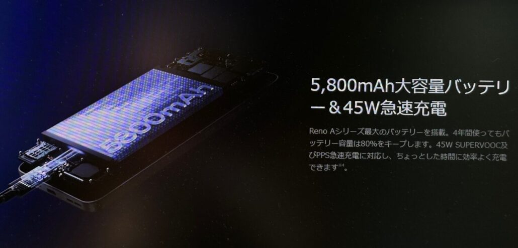 OPPO Reno13 A_バッテリー