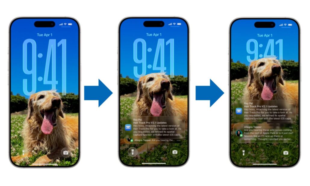 iOS26のホーム画面