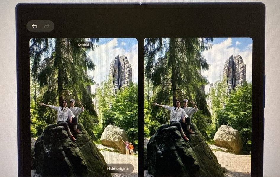 フォトアシストの2画面プレビュー