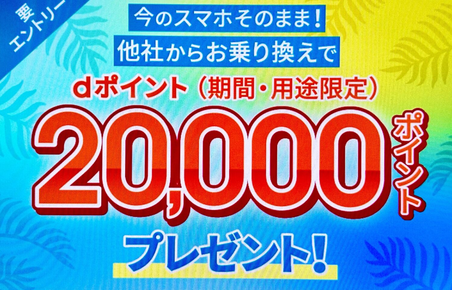 ahamoへのお乗り換えでdポイントプレゼントキャンペーン(3)