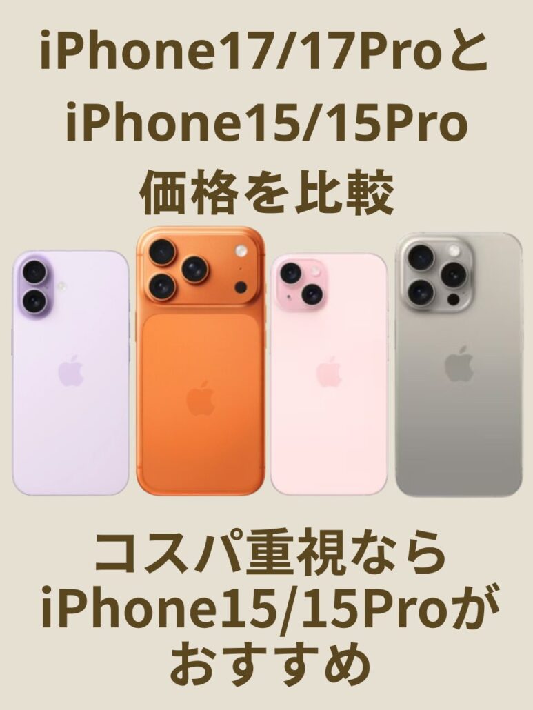 iPhone17/17 Pro-iPhone15/15 Pro-price