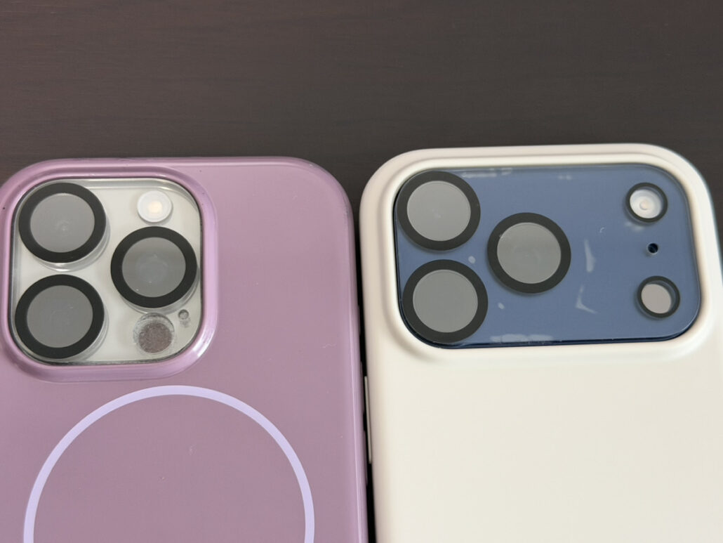 iPhone17Pro-カメラガラスフィルム装着
