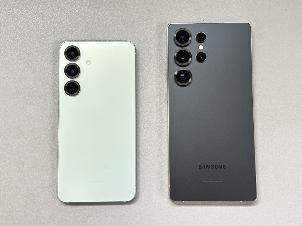 Galaxy S25とGalaxy S25 Ultra比較