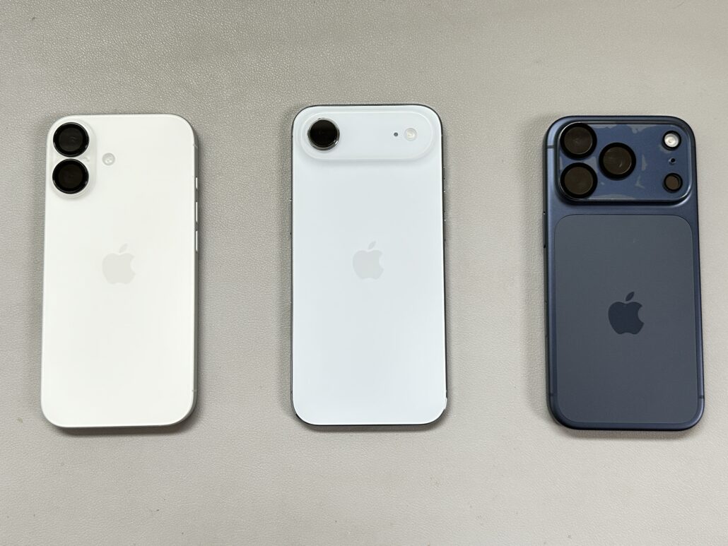 iPhone17シリーズのデザイン比較