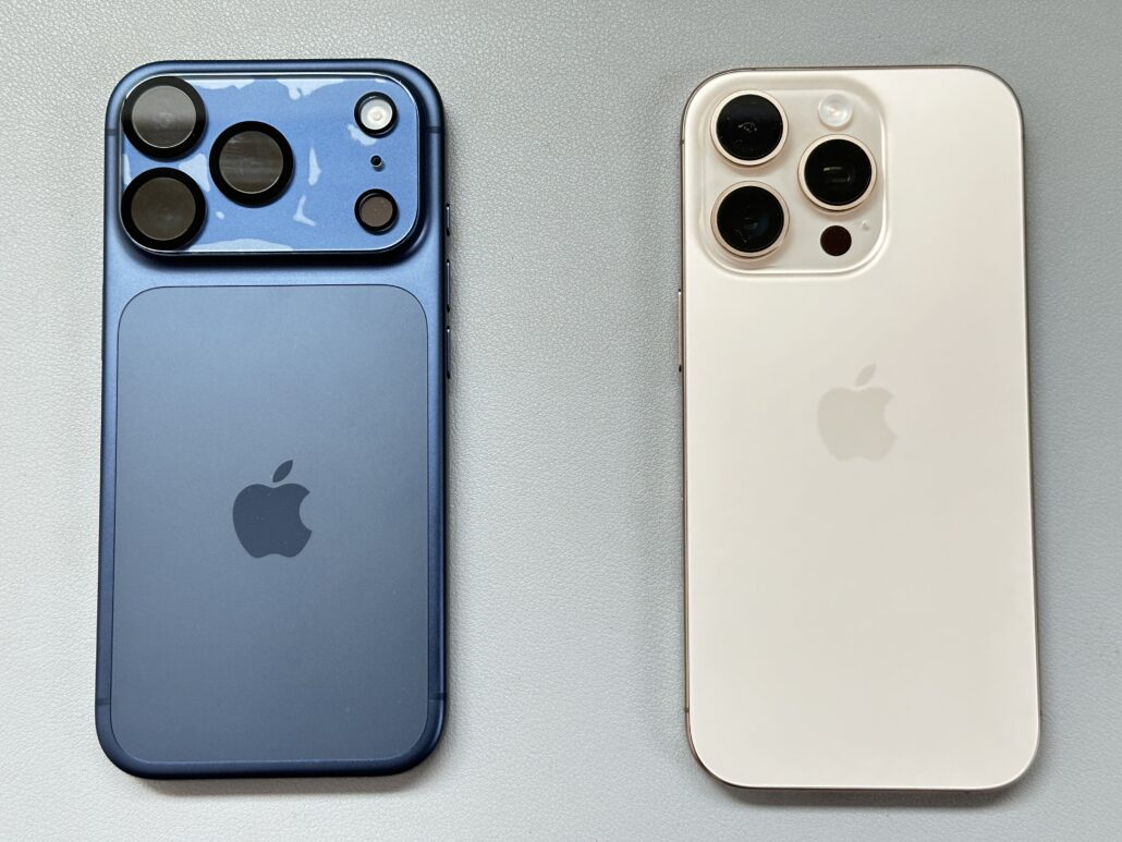 iPhone16ProとiPhone17Proを比較