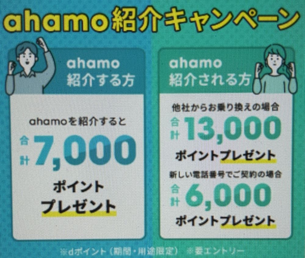 ahamo紹介キャンペーン