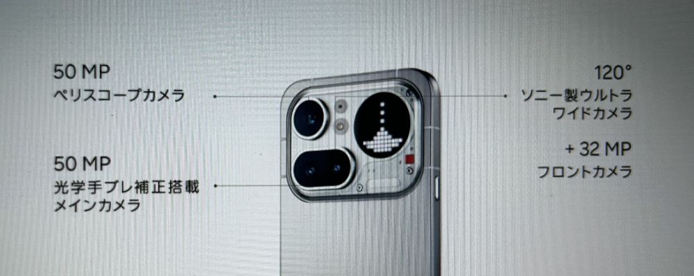 Nothing Phone (4a) Pro カメラ