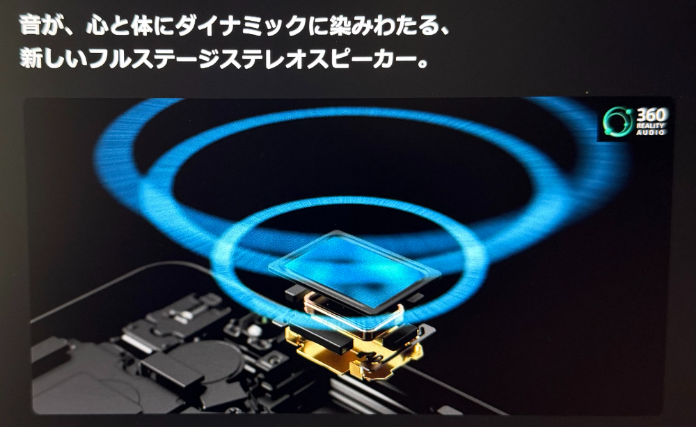 Xperia 1 VIII スピーカー