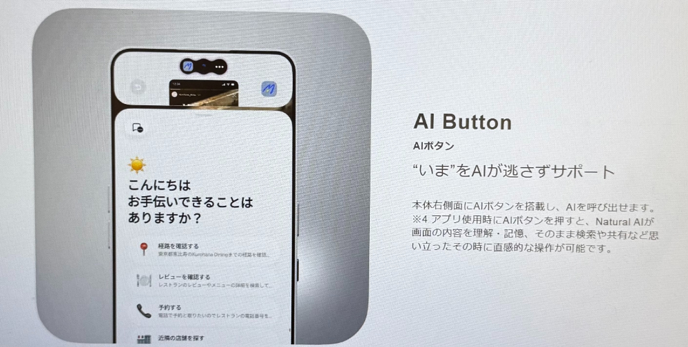 Natural AI Phone AI Button
