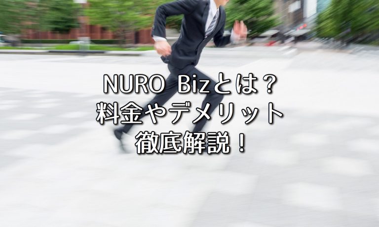 NURO光の法人向けNURO Bizってどう?徹底解剖します!