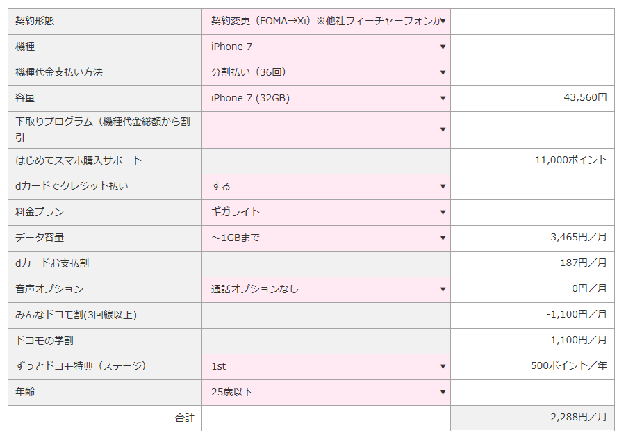 iPhone7 一番下のギガ+spbgp44.ru