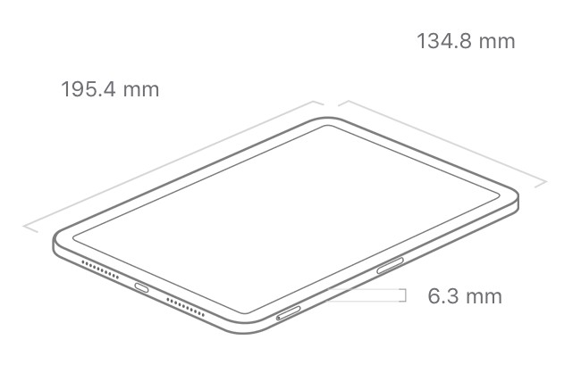 iPad mini6 サイズ