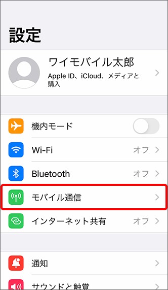 iPhone 4G LTE設定 2