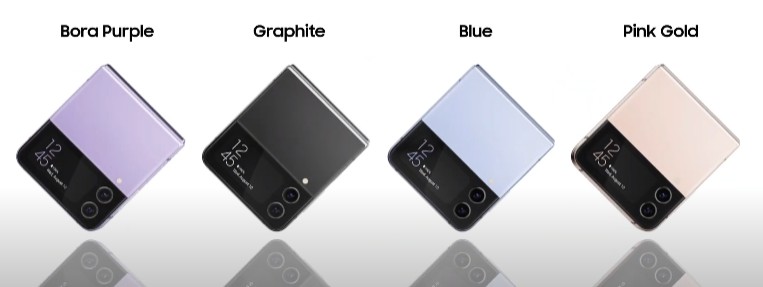 Galaxy Z Flip4 カラーバリエーション