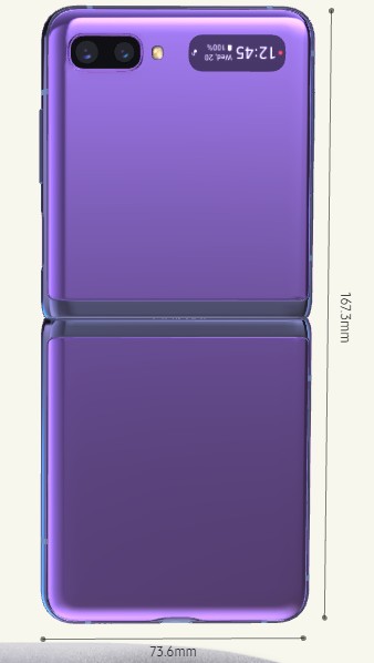 Galaxy Z Flip 5G/初代 大きさ