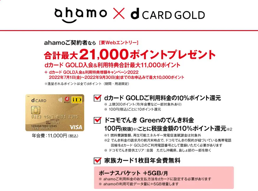 ドコモクーポン11,000円分 dカードゴールド特典 - 優待券/割引券