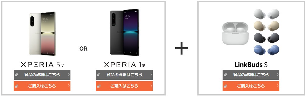 30歳以下限定!Xperia 1 IVとLinkBuds Sを同時購入で2万円キャッシュバック 2