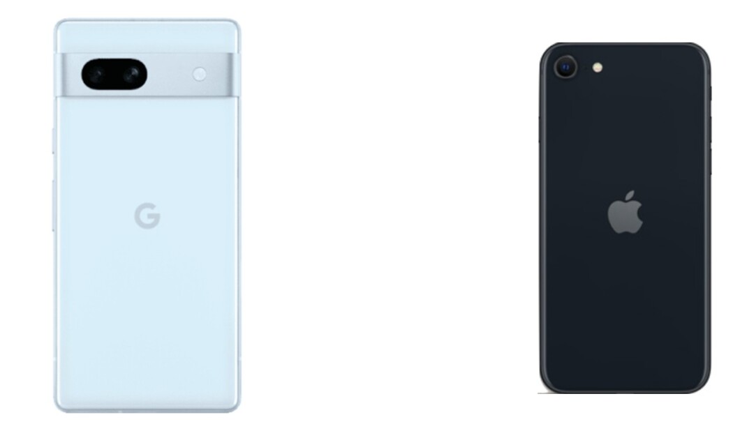 Google Pixel 7a_iPhone SE3_デザイン・カラー