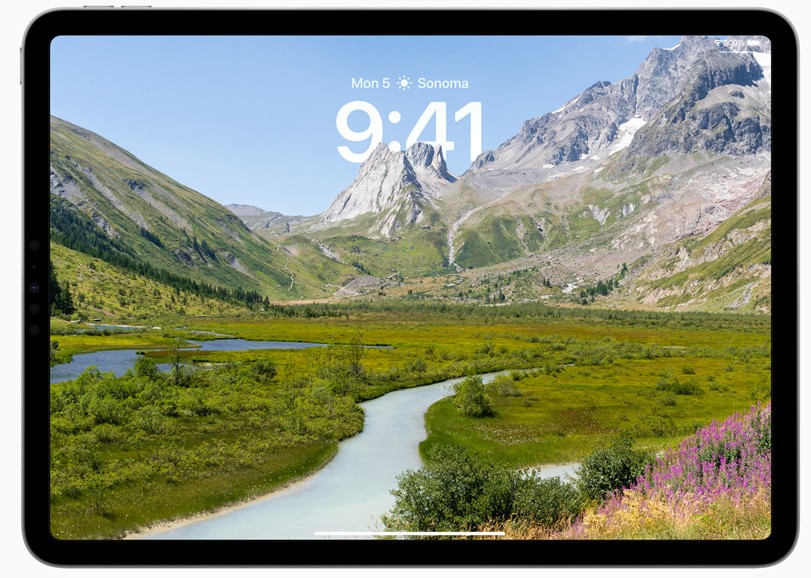 iPadOS17-lockscreen