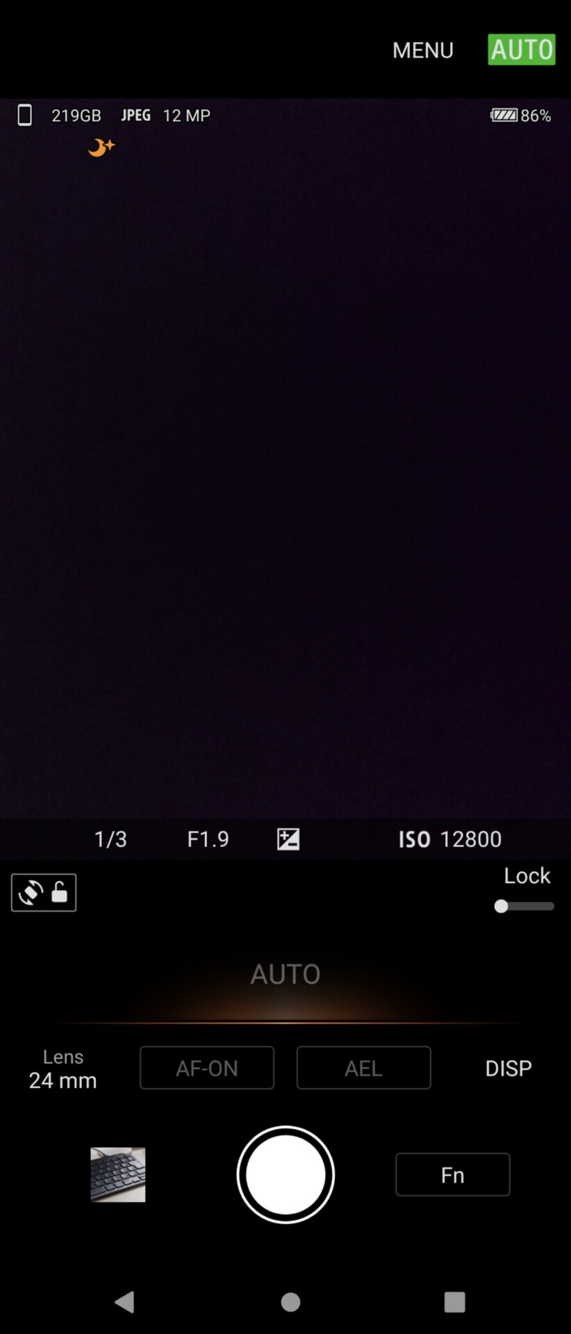 Xperia 1 V_縦撮りUI対応