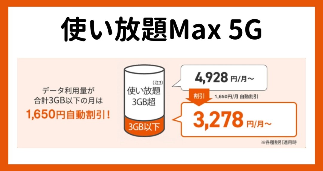 使い放題Max 5G