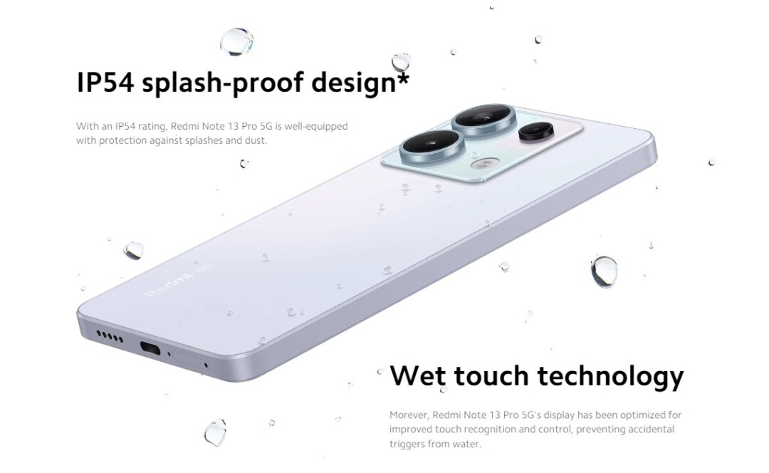 Redmi-Note-13-Pro-5G-waterproof‐dustproof