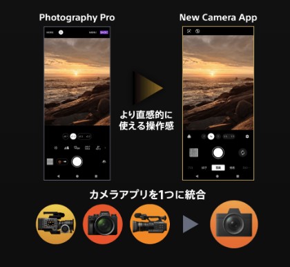 ソニーのNewカメラアプリ