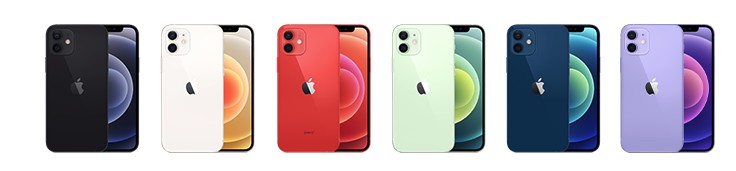 iPhone 12カラーバリエーション